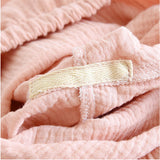 パジャマ レディース ガーゼ 夏用 通販 ナイトウェア ルームウェア 部屋着 七分袖 7分袖 綿 コットン 甚平 Vネック 入院 長ズボン ゆったり 前開き かわいい おしゃれ 春 夏 秋 寝巻き