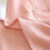 パジャマ レディース ガーゼ 夏用 通販 ナイトウェア ルームウェア 部屋着 七分袖 7分袖 綿 コットン 甚平 Vネック 入院 長ズボン ゆったり 前開き かわいい おしゃれ 春 夏 秋 寝巻き