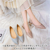 ビジュー パンプス 通販 ローヒールパンプス ポインテッドパンプス 靴 シューズ レディース ヒール3cm かわいい ゴム底 歩きやすい レディースシューズ おしゃれ お洒落 フォーマル