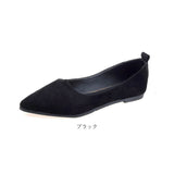 レディース パンプス 靴 通販 ローヒール ぺたんこ ポインテッドトゥ スウェード きれいめ シンプル ローヒールパンプス オフィス ビジネス かわいい おしゃれ 走れる 上品 大人 通勤