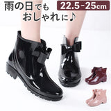 レインブーツ ショート レディース 通販 長靴 長ぐつ ショートブーツ ラバーブーツ ブーツ 雨靴 リボン 滑りにくい 通勤 通学 梅雨 雨 通気性 無地 シンプル かわいい おしゃれ