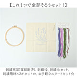 刺繍キット 刺繍セット 通販 初心者 キット 手芸 刺繍 ボタニカル 刺しゅう セット 花 刺しゅうキット ハンドメイド 簡単 手芸キット 刺繍枠 刺繍糸 オシャレ おしゃれ ナチュラル