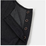 サロペット 通販 オールインワン サロペ オーバーオール ワンピース サルエル バルーン 長ズボン 変形 2way ロング パンツ スカート ボタン付き 通勤 通学 カジュアル デイリー ゆったり