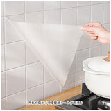 キッチンシート台所用 キッチン 貼るだけ 透明 のり付き 通販 シートキッチン ウォールステッカー 汚れ防止シート 壁紙シール 壁紙 シート 補修シール 防汚フィルター 壁用 油汚れ 耐熱