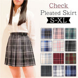 制服 スカート 通販 プリーツスカート スクール ミニスカート ミニ丈 ボトムス なんちゃって チェック柄 アジャスター付き ポケット付き 高校生 中学生 学生 入学 卒業 学校 通学 女子