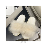 もこもこ スリッパ 通販 ルームシューズ ルームスリッパ 秋 冬用 前開きスリッパ ルームサンダル 室内履き オープントゥ ボア フェイクファー 暖かい あったかい かわいい ふわふわ