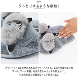 もこもこ スリッパ 通販 ルームシューズ ルームスリッパ 秋 冬用 前開きスリッパ ルームサンダル 室内履き オープントゥ ボア フェイクファー ぬいぐるみ かわいい ふわふわ ふんわり