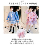 フォーマルスーツ 女の子 通販 スーツ 礼服 正装 キッズ 子供 子ども こども セットアップ 4点セット 卒業式 入学式 発表会 ピアノ発表会 結婚式 お呼ばれ リボン 110 120 130 140 150
