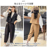 スーツ 女の子 3点セット 通販 パンツスーツ パンツ シャツ ベスト 子供スーツ セットアップ 子供服 キッズ ジュニア 子供 子ども こども ゆったり 小学生 中学生 高校生 入学式 卒業式