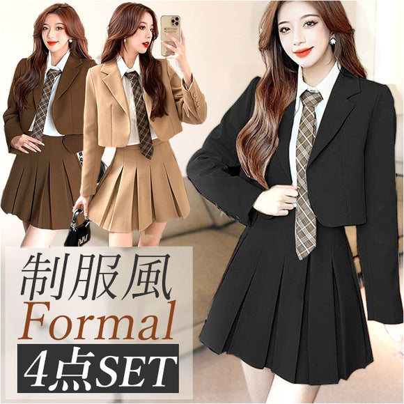 卒業式 スーツ 女の子 ブレザー 通販 ジャケット プリーツスカート 制服 学生服 上衣 スクール フォーマルスーツ レディース 中高生 ジュニア 受験 シンプル 発表会 結婚式 おしゃれ