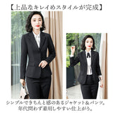 レディース スーツ セットアップ ビジネス 通販 パンツスーツ 上下セット レディーススーツ ビジネススーツ セレモニースーツ フォーマルスーツ 長袖 無地 リクルート 通勤 ビジカジ