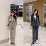 レディース スーツ セットアップ ビジネス 通販 ビジネススーツ セレモニースーツ フォーマルスーツ パンツスーツ 上下セット レディーススーツ 長袖 無地 金ボタン ビジカジ 入学式