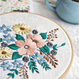 刺繍キット 刺繍セット 通販 手芸 刺繍 初心者 キット ボタニカル 刺しゅう セット 花 ハンドメイド 刺しゅうキット 刺繍枠 刺繍糸 簡単 手芸キット スターターキット オシャレ おしゃれ