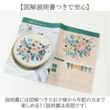 刺繍キット 刺繍セット 通販 手芸 刺繍 初心者 キット ボタニカル 刺しゅう セット 花 ハンドメイド 刺しゅうキット 刺繍枠 刺繍糸 簡単 手芸キット スターターキット オシャレ おしゃれ