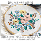 刺繍キット 刺繍セット 通販 手芸 刺繍 初心者 キット ボタニカル 刺しゅう セット 花 ハンドメイド 刺しゅうキット 刺繍枠 刺繍糸 簡単 手芸キット スターターキット オシャレ おしゃれ