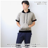 Tシャツ 半袖 メンズ 通販 半袖パーカー パーカー トップス カットソー プルオーバー ティーシャツ フード付 ルームウェア 夏 通勤 通学 シンプル 無地 デイリー 普段着 カジュアル