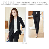 レディース スーツ セットアップ ビジネス 通販 フォーマルスーツ パンツスーツ 上下セット レディーススーツ ビジネススーツ セレモニースーツ 長袖 無地 リクルート 通勤 ビジカジ