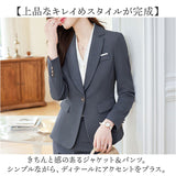 レディース スーツ セットアップ ビジネス 通販 フォーマルスーツ パンツスーツ 上下セット レディーススーツ ビジネススーツ セレモニースーツ 長袖 無地 リクルート 通勤 ビジカジ