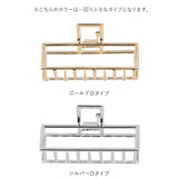 ヘアクリップ 韓国 通販 髪留め 大きめ ヘアークリップ バレッタ クリップ ヘアアレンジ ヘアアクセサリー 大人 シンプル おしゃれ 大 しっかり留まる くるりん シルバー ゴールド