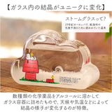 茶谷産業 ストームグラス キャラクター 通販 サイエンスオブジェ サイエンス雑貨 置物 置き物 科学 サイエンス クラウドSS PEANUTS ピーナッツ スヌーピー Snoopy キャラ かわいい 可愛い