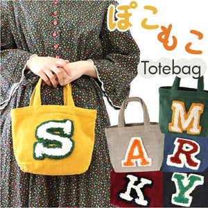 トートバッグ ミニ キャンバス アルファベット 通販 ランチバッグ ランチバック トートバック トート バッグ バック 手提げ ミニトートバッグ ミニトートバック ミニトート 刺繍 カレッジ