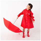 POMPKINS ポプキンズ 子供傘 長傘 子ども傘 通販 傘 雨傘 キッズパラソル かさ アンブレラ グラスファイバー骨 グラスファイバー 丈夫 錆びにくくい リフレクター 反射シート 子供