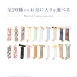 タイトポニー ヘアアクセサリー 通販 ポニーフック コイルアップポニー コイルゴム ヘアゴム 大きめ ヘアアレンジ 長め ポニーテール おしゃれ かわいい レディース 大人 フラワーリング