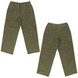 M43 パンツ 通販 HBTパンツ M43パンツ ミリタリーパンツ カーゴパンツ 太め 軍パン コンバットパンツ コットンパンツ ズボン 長ズボン PP374YN 1940年代 米陸軍 前ボタン アメリカ 陸軍