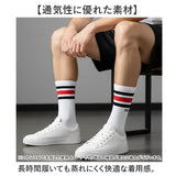 ソックス メンズ 通販 PRO CLUB プロクラブ クルーソックス ラインクルー丈ソックス ラインソックス くつした 靴下 クルー丈 お洒落 おしゃれ 伸縮性 通気性 かわいい フェス スポーツ