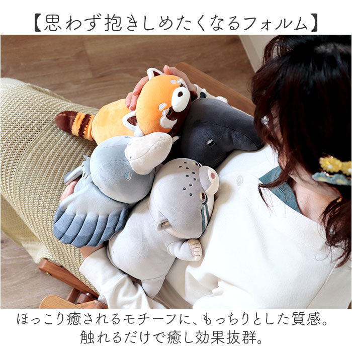 ぬいぐるみ クッション 通販 ピロークッション お昼寝クッション アイピロー 枕 ピロー 背当て 腰当て Hug me Zoo ハグミーズー お腹温めグッズ ホット あったか クール ひんやり