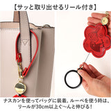 ルーペ バッグ チャーム 通販 拡大鏡 3倍 リール付きルーペ ハンドルーペ 虫眼鏡 リール キーホルダー バッグチャーム キーチャーム 携帯 持ち運び キャラクター 可愛い 女性 大人