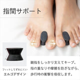 外反母趾サポーター 通販 日本製 足指セパレーター 足指サポーター 足指ストレッチ 足の指を広げる シリコンパッド 左右兼用 男女兼用フリーサイズ フットケアサポーター 目立ちにくい