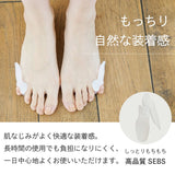 内反小趾サポーター 通販 日本製 小指小指サポーター 足指セパレーター 寝指サポーター 靴ずれ防止パッド 男女兼用フリーサイズ 日本製サポーター 左右兼用２個入り フットケアグッズ