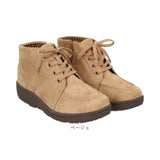 Pansy パンジー ブーツ レディース 通販 ショートブーツ レースアップブーツ 編み上げブーツ レディースシューズ 靴 シューズ 婦人靴 ショート ゆったり 幅広 撥水 生活防水 スエード調