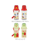 水筒 キッズ 直飲み プラスチック 通販 ワンタッチ かわいい 480 キャラクター 食洗機対応 抗菌 ショルダーベルト付き 広口 洗いやすい 軽量 軽い 幼稚園 保育園 入園 水分補給