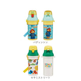 水筒 キッズ 直飲み プラスチック 通販 ワンタッチ かわいい 480 キャラクター 食洗機対応 抗菌 ショルダーベルト付き 広口 洗いやすい 軽量 軽い 幼稚園 保育園 入園 水分補給