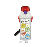 Skater スケーター ボトル 480ml キャラクター PSB5TRC 通販 水筒 マグボトル 直のみ 直飲み メモリ付き マーカー 軽量 持ちやすい プッシュ式 簡単オープン ショルダーベルト付き 広口