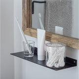 トイレ ウォール シェルフ 通販 ウォールシェルフ 壁掛け アイアンシェルフL 飾り棚 壁掛け棚 アイアン ラック ウォールラック 壁 棚 diy ポッシュリビング posh living トイレ用品