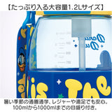 スケーター 水筒 ストロー 通販 skater PSHP12 ストロー付き水筒 ストローボトル 1.2リットル 1200ml 軽量 軽い キッズ 子ども ショルダー ベルト付き クリア ボトル キャラクター