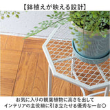 プランツスタンド オクト 通販 おしゃれ アイアン 植木鉢スタンド 花台 植物台 ガーデニング 観葉植物 プランツ ホームプランツ 鉢植え 植木鉢 屋内 屋外 シンプル スタンド ナチュラル