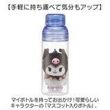 スケーター 水筒 透明 ボトル 通販 skater PSPR5MC 480ml 約 500ml クリアボトル マイボトル 直飲みボトル マスコット入り 直飲み水筒 キャラクター 女の子 男の子 キッズ 子ども