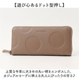 toleur 財布 トーラ ドット 通販 長財布 ながさいふ 長サイフ ロングウォレット お財布 レディース 本革 レザー 牛革 ラウンドファスナー 小銭入れあり 大容量 女性 大人 おしゃれ