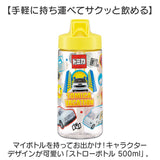 SKATER スケーター ボトル 500ml PSTB5 ストロー 通販 水筒 子供用水筒 マイボトル 直飲み ストローボトル クリア 透明 スパウト型 プラスチック キャラクター かわいい 可愛い 男の子