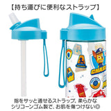 SKATER スケーター ボトル 500ml PSTB5 ストロー 通販 水筒 子供用水筒 マイボトル 直飲み ストローボトル クリア 透明 スパウト型 プラスチック キャラクター かわいい 可愛い 男の子