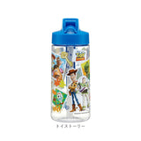 SKATER スケーター ボトル 500ml PSTB5 ストロー 通販 水筒 子供用水筒 マイボトル 直飲み ストローボトル クリア 透明 スパウト型 プラスチック キャラクター かわいい 可愛い 男の子