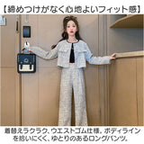 卒業式 パンツスーツ 女の子 通販 パンツ スーツ セットアップ キッズ 入学式 フォーマル カジュアル フォーマルスーツ 2点セット ノーカラージャケット ワイドパンツ 長袖 春 秋 発表会