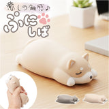 リストレスト かわいい 通販 ぷにしば アームレスト パソコン 手首 クッション ハンドレスト ノルコーポレーション pc マウス ぷにぷに にぎにぎ 癒し リラックスグッズ オフィス