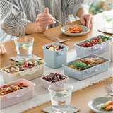 push&push ランチボックス 400ml 通販 弁当箱 お弁当箱 おかず入れ フードコンテナ 保存容器 1段 一段 ワンプッシュ おしゃれ 本体のみ 電子レンジ対応 食洗機対応 冷凍対応 女性 大人