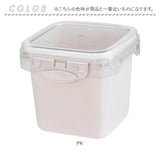 push&push ランチボックス 400ml 通販 弁当箱 お弁当箱 おかず入れ フードコンテナ 保存容器 1段 一段 ワンプッシュ おしゃれ 本体のみ 電子レンジ対応 食洗機対応 冷凍対応 女性 大人
