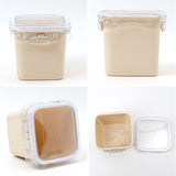 push&push ランチボックス 400ml 通販 弁当箱 お弁当箱 おかず入れ フードコンテナ 保存容器 1段 一段 ワンプッシュ おしゃれ 本体のみ 電子レンジ対応 食洗機対応 冷凍対応 女性 大人